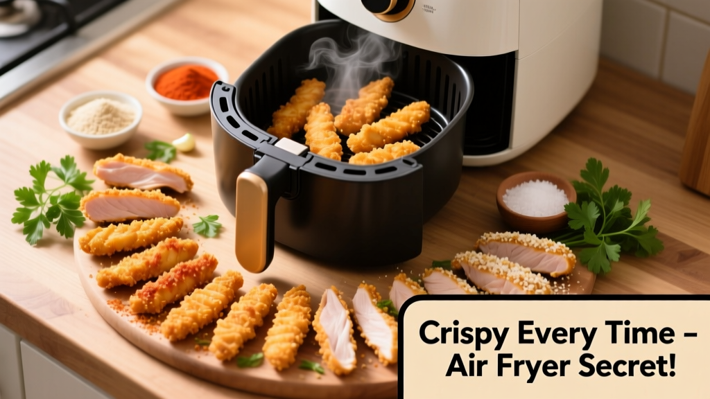 How to Air Fry Crispy Chicken Strips (Perfect Every Time)