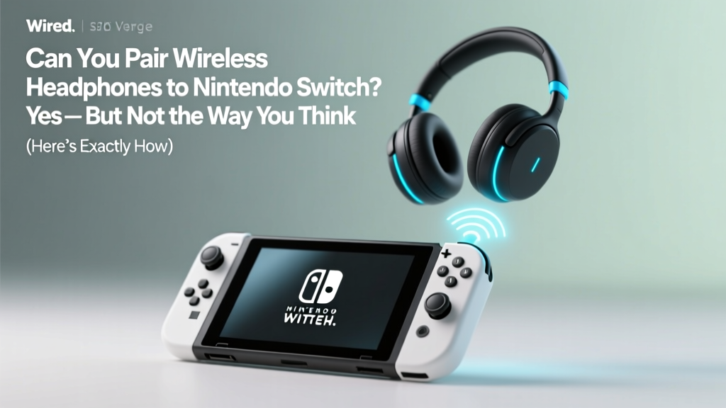 Can You Pair Wireless Headphones To Nintendo Switch (2026)