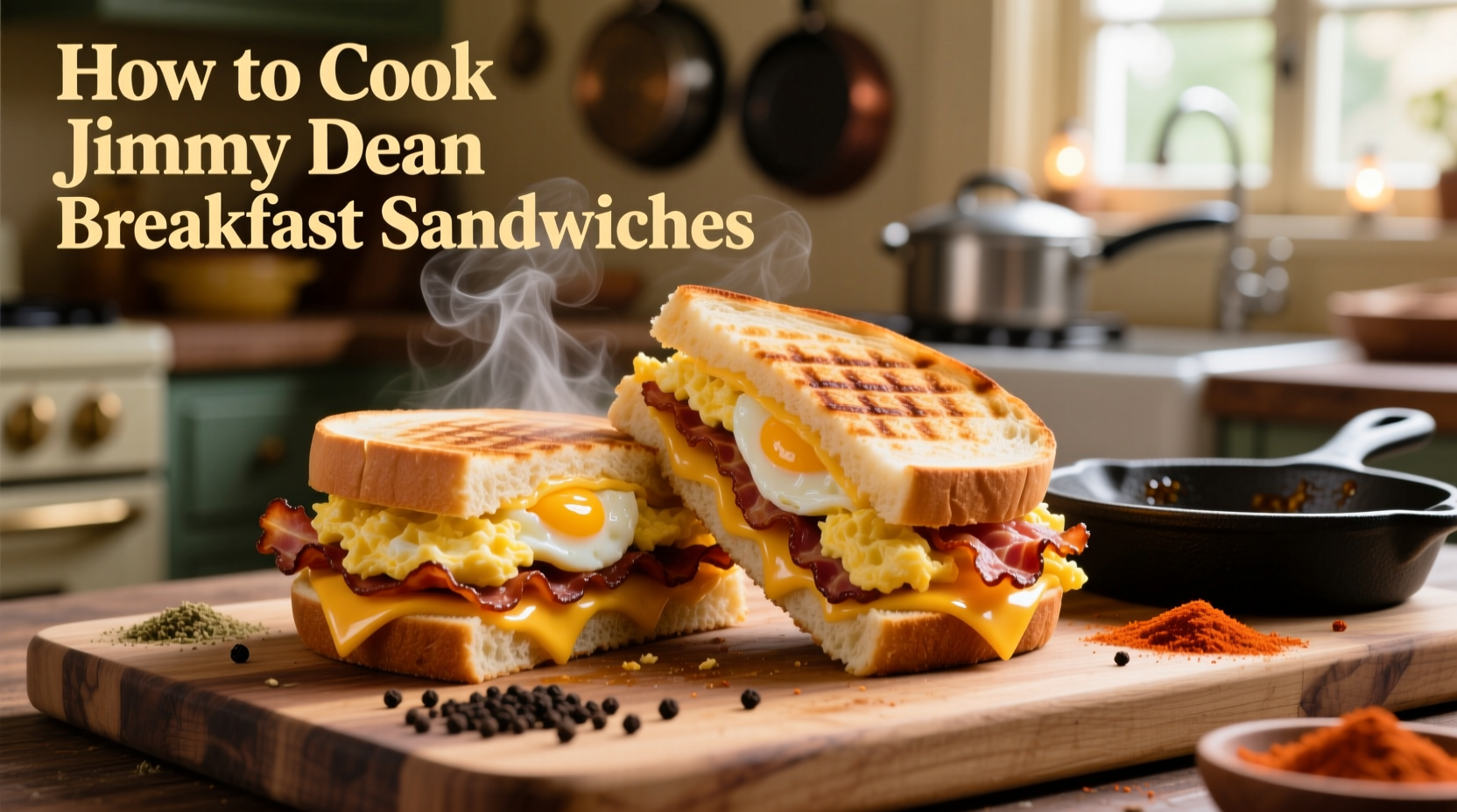 how to cook jimmy dean breakfast sandwiches