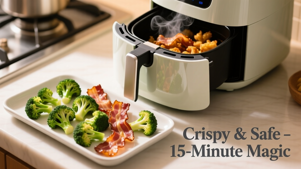 Air Fryer Sprouts & Bacon: Crispy, Safe & Simple