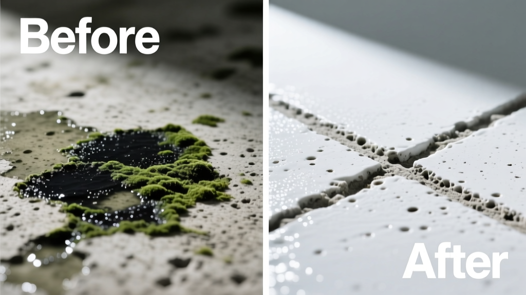 How to Remove Mildew from Concrete Surfaces Safely