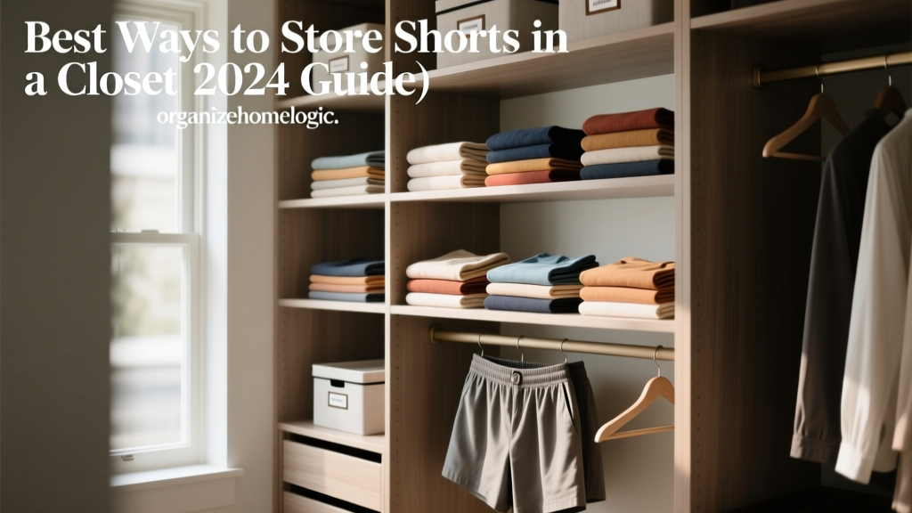 Best Ways to Store Shorts in a Closet (2024 Guide)