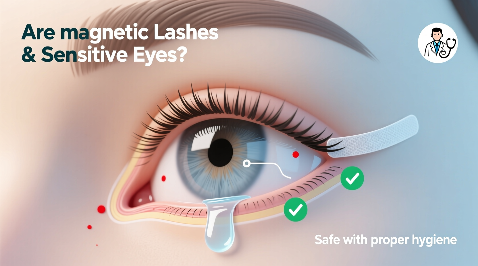 are magnetic lashes safe for sensitive eyes