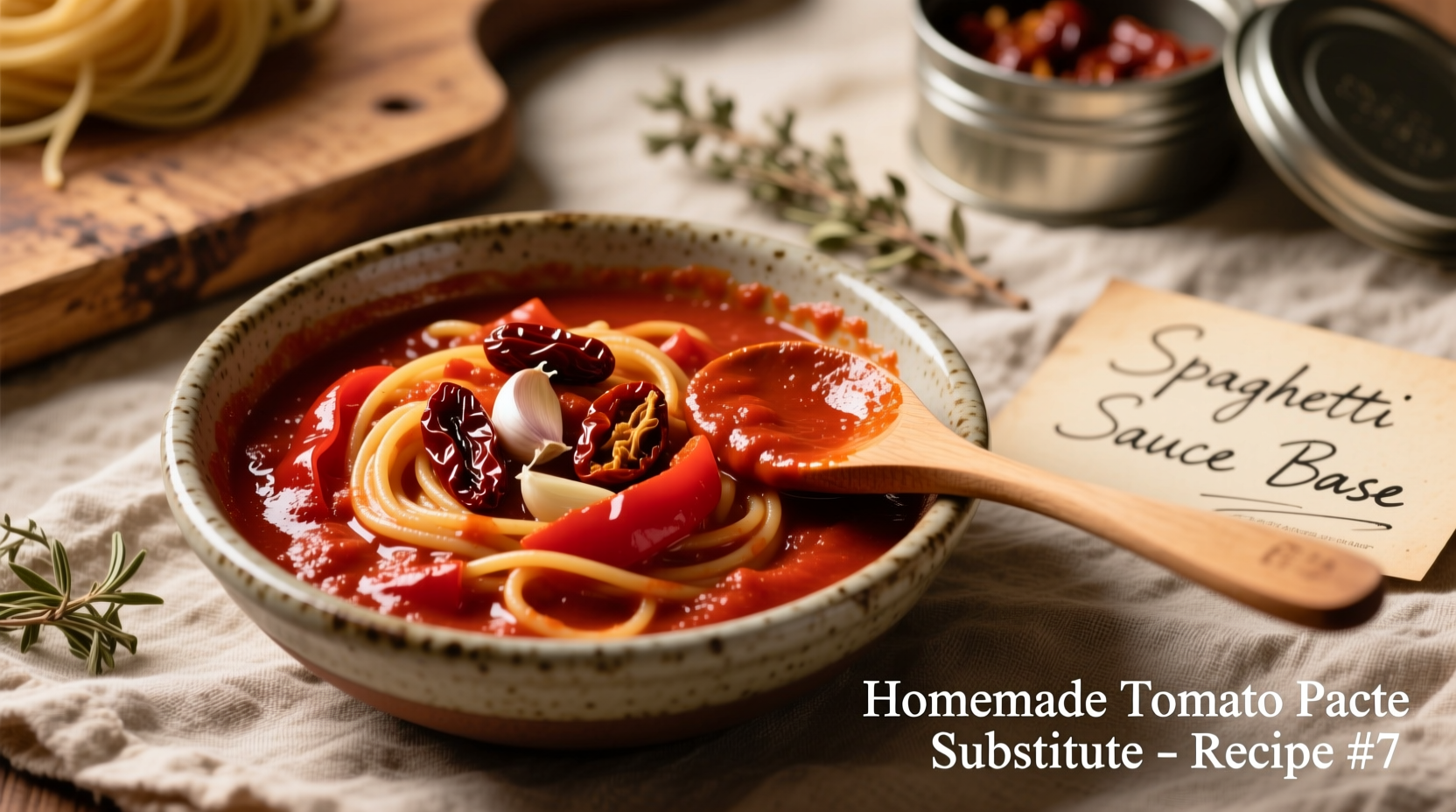 7 Best Tomato Paste Substitutes for Spaghetti Sauce