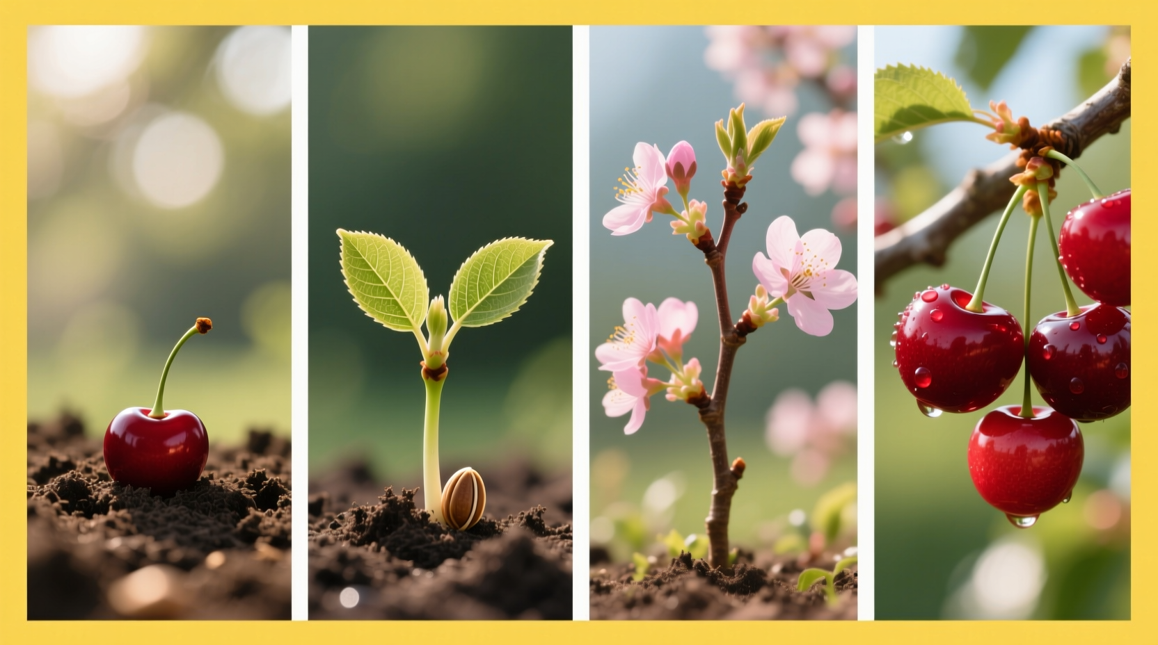 Cherry Growth Cycle: Seed to Fruit in 5-7 Years