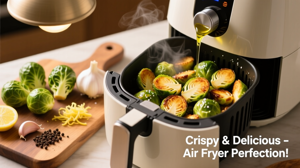Crispy Air Fryer Brussels Sprouts Recipe