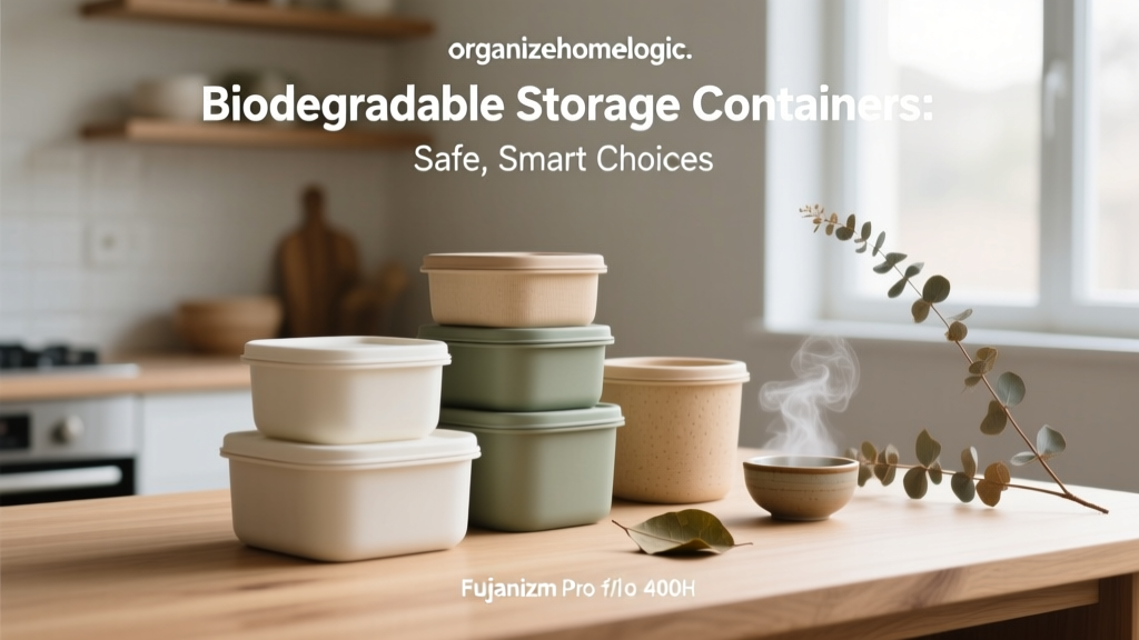 Biodegradable Storage Containers: Safe, Smart Choices