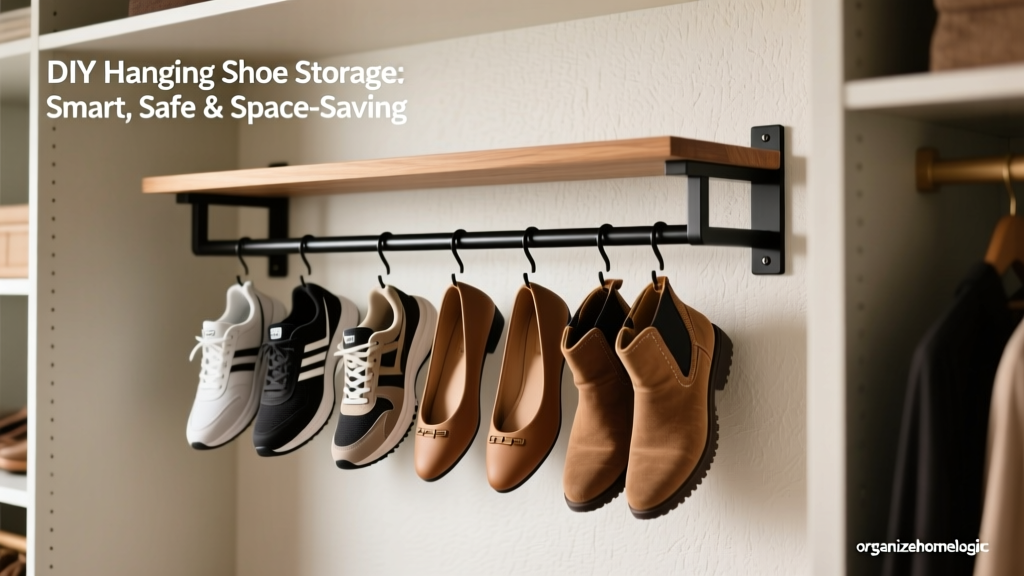 DIY Hanging Shoe Storage: Smart, Safe & Space-Saving