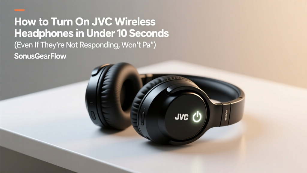 How to Turn On JVC Wireless Headphones (2026)