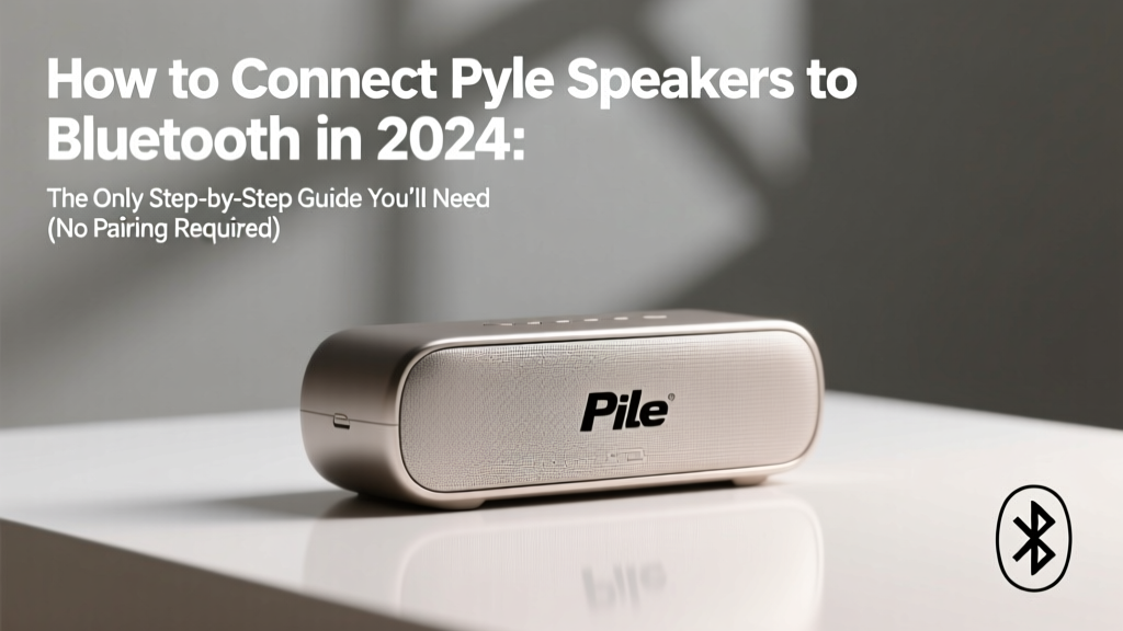 Pyle Bluetooth Speaker Setup Guide (2026)