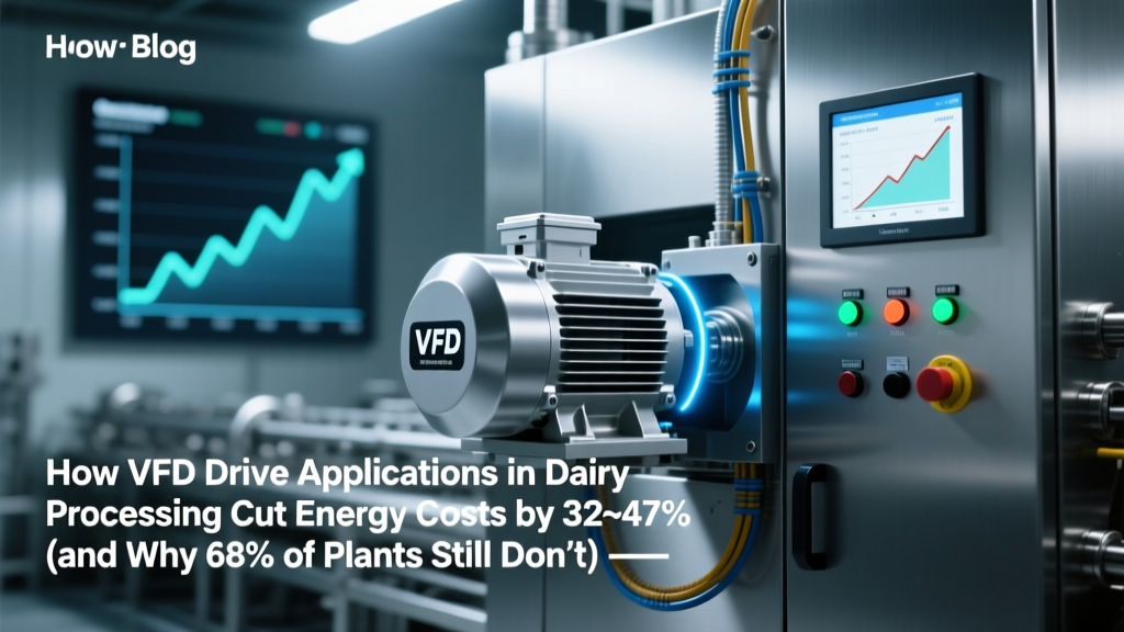VFD Drives in Dairy: Cut Energy Costs 32–47%