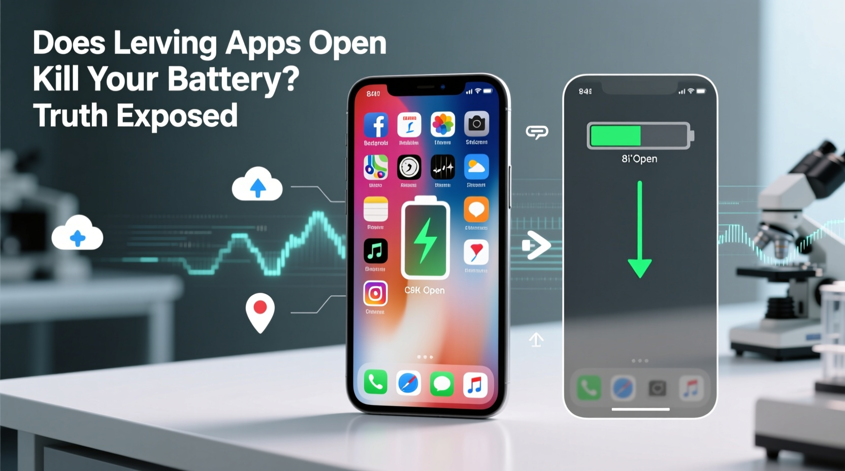 does leaving apps open in background kill your smartphone battery truth exposed
