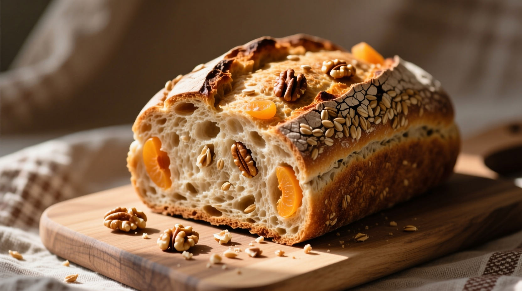 apricot walnut whole wheat bread recipe