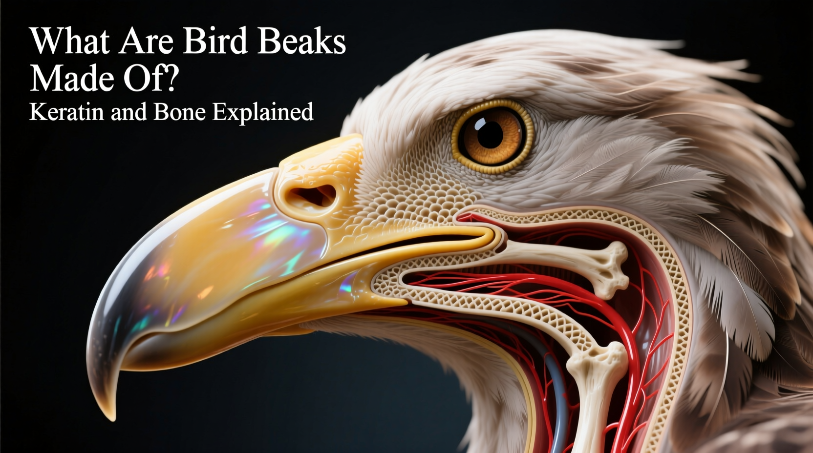 what are bird beaks made of