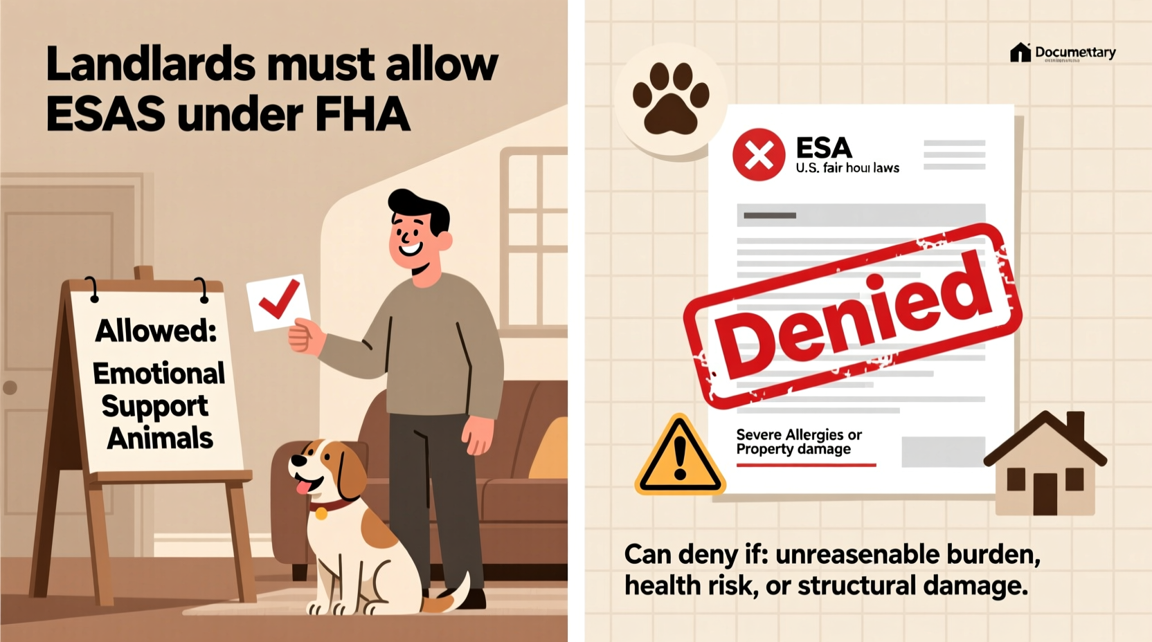 emotional support animal laws what landlords must allow and what they can deny