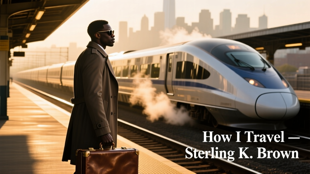 How I Travel: Sterling K. Brown’s Real-World Multi-Modal Logistics Strategy