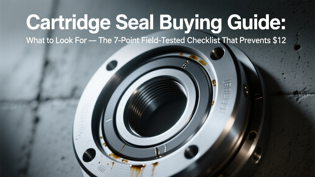 Cartridge Seal Buying Guide: 7-Point Field Checklist
