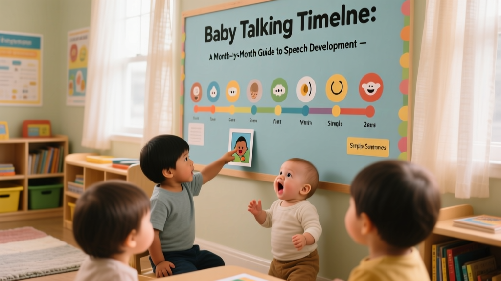 Baby Talking Timeline: A Month-by-Month Guide to Speech Development (With Video Reference Points)