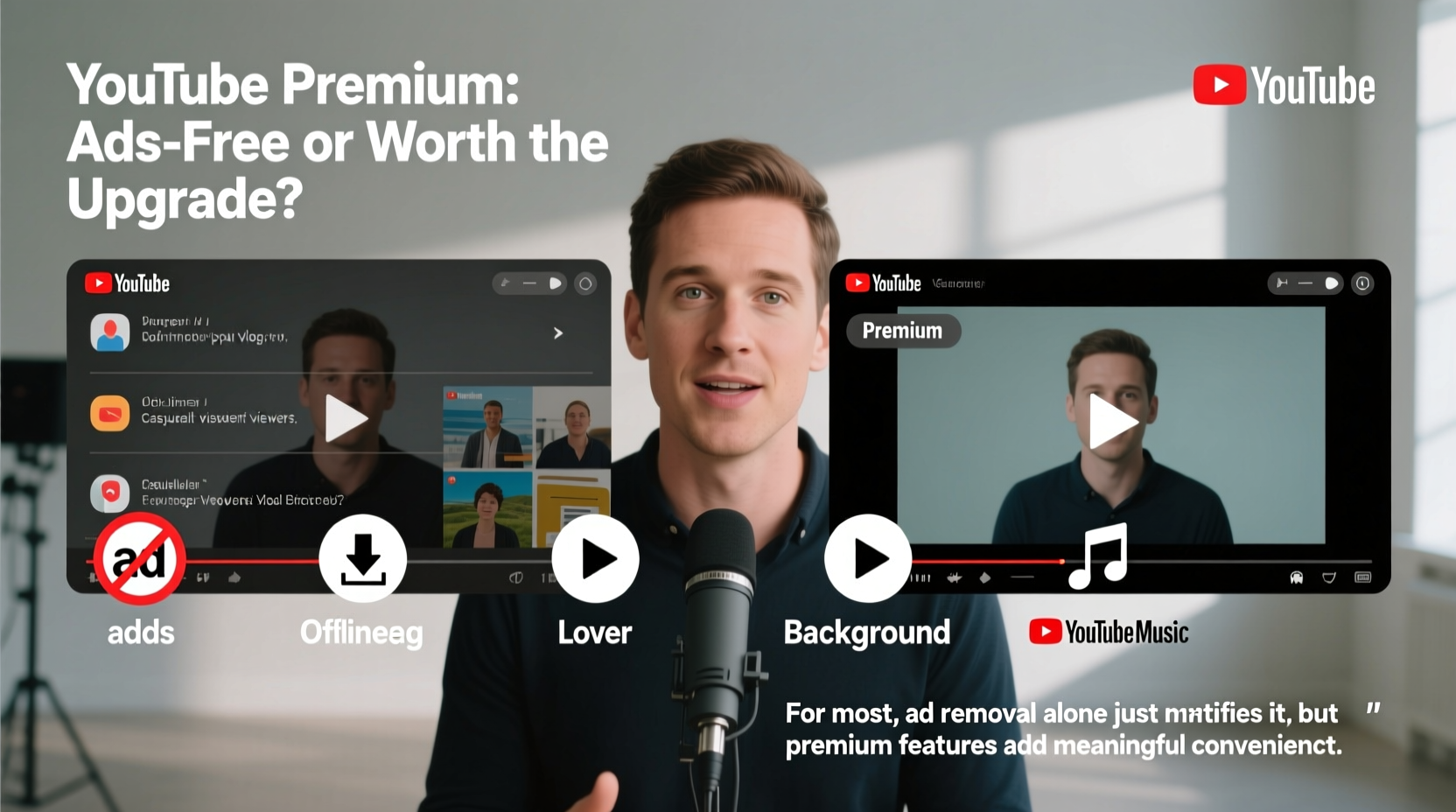 is youtube premium worth it just to remove ads or are the extra features useless