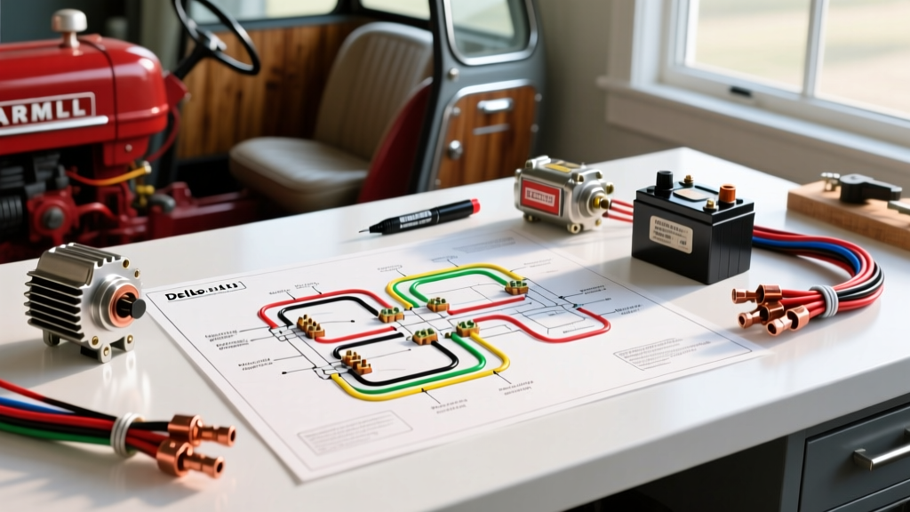 Complete Wiring Diagram for Farmall H: 6V to 12V Conversion Guide