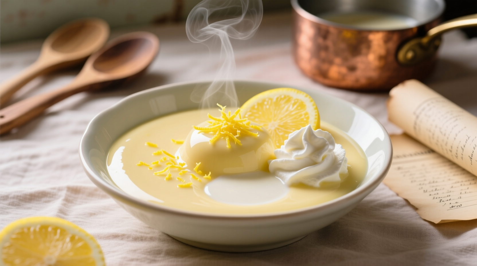 3 ingredient lemon posset