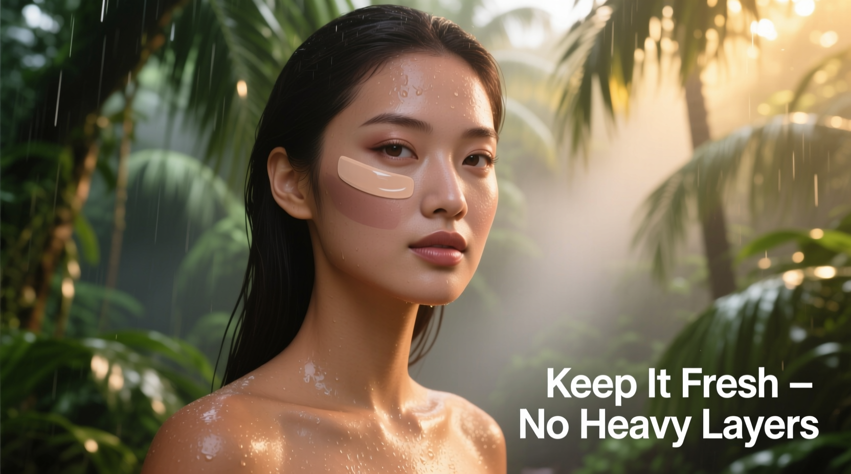 how to keep makeup from melting in humid weather without heavy products