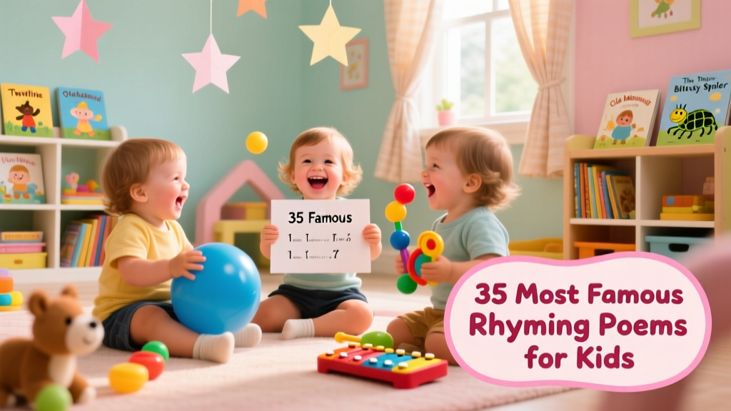 35 Most Famous Rhyming Poems for Kids: Video Resources, Educational Benefits, and Classroom Integration Strategies