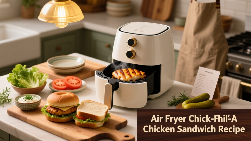Air Fryer Chick-fil-A Chicken Sandwich Recipe