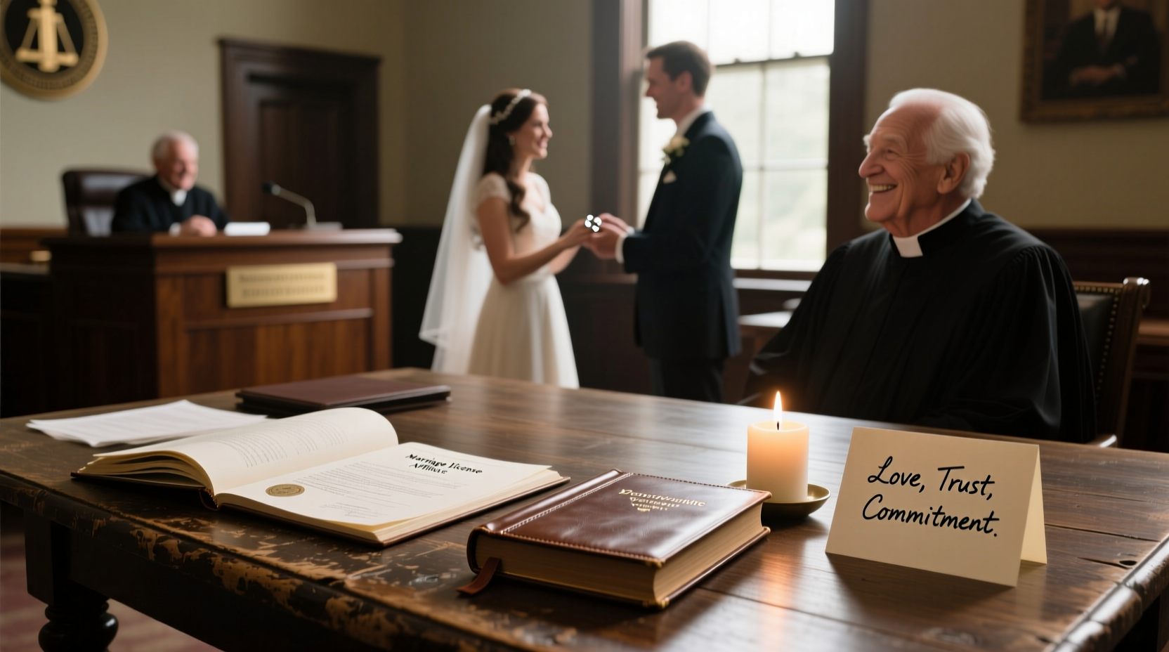 what do you need to officiate a wedding