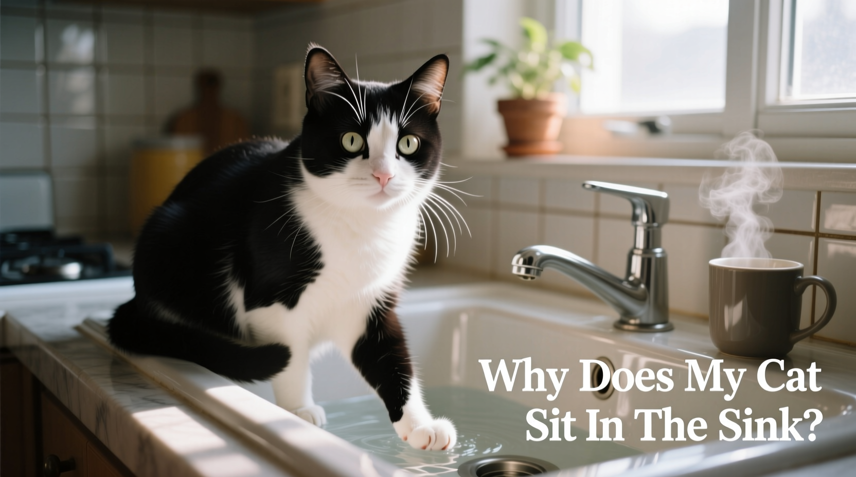 why does my cat sit in the sink bizarre feline behavior decoded