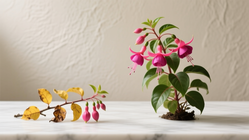 Fuchsia Propagation: Fix Yellow Leaves First