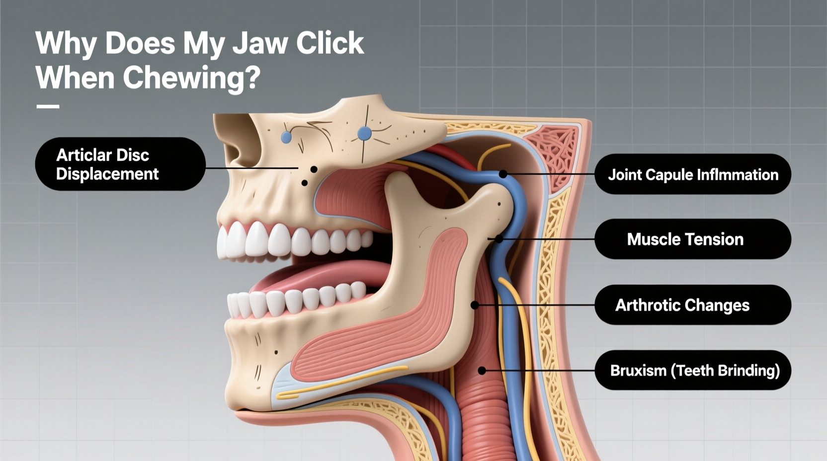 why does my jaw click when chewing possible causes and tips