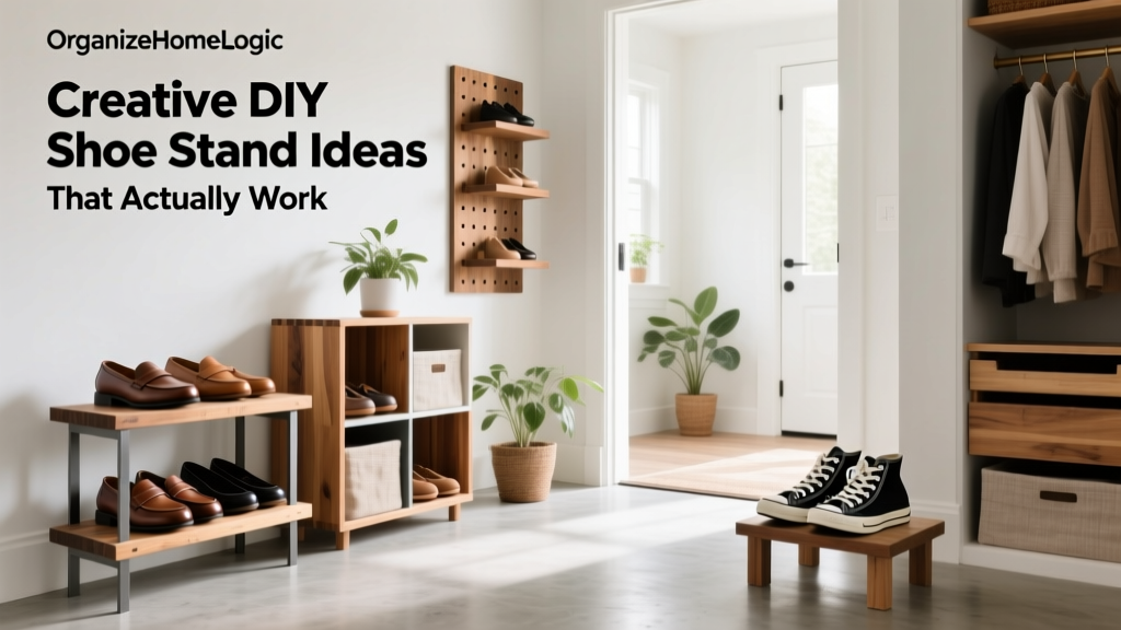 Creative DIY Shoe Stand Ideas That Actually Work