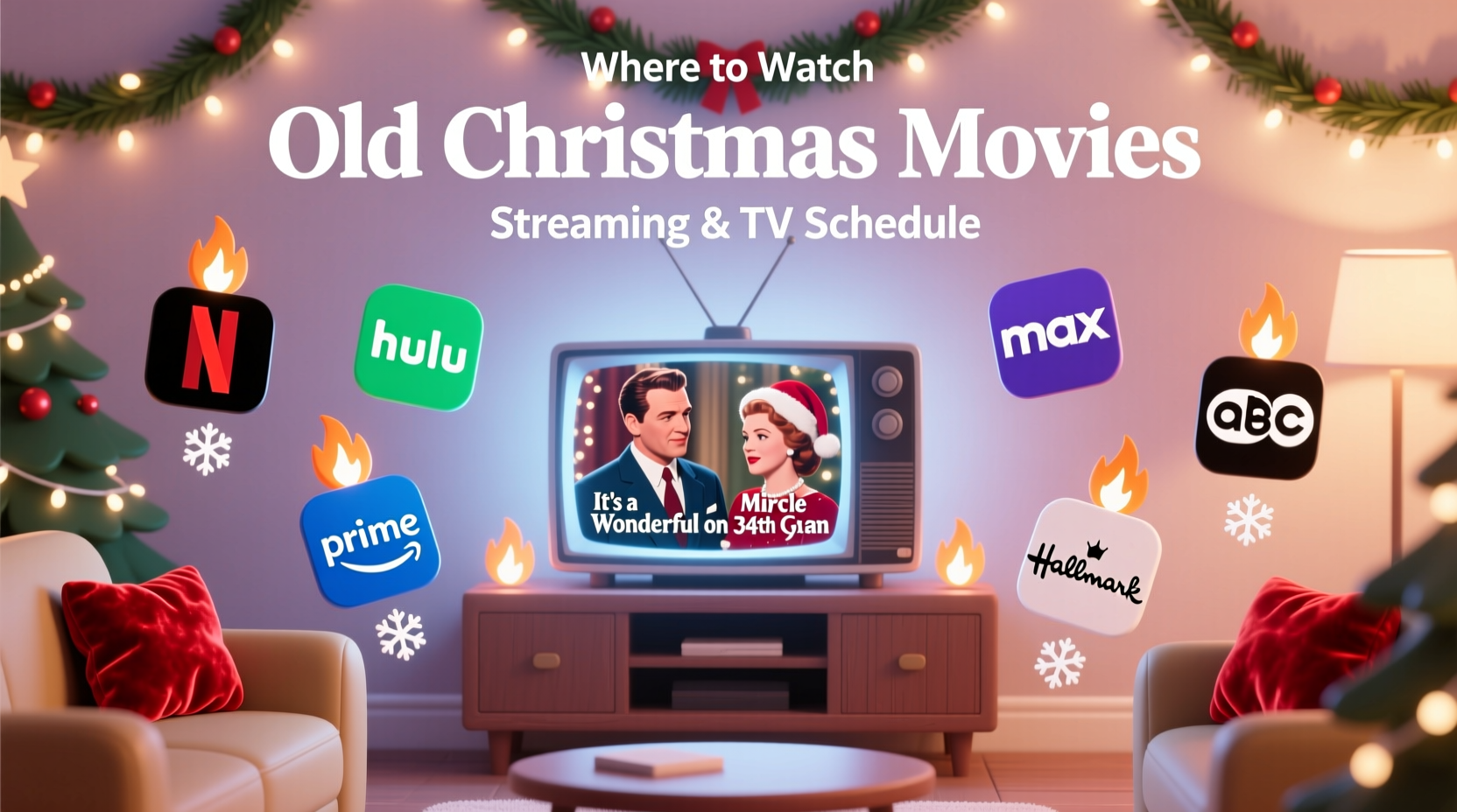 where to watch old christmas movies