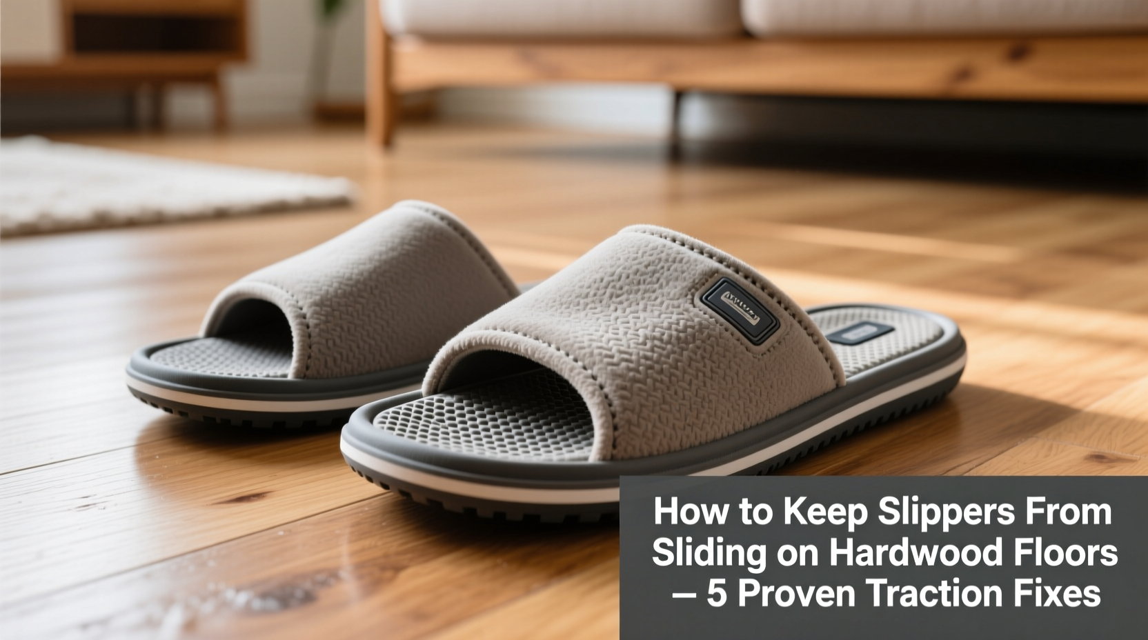 how to keep slippers from sliding on hardwood floors traction fixes