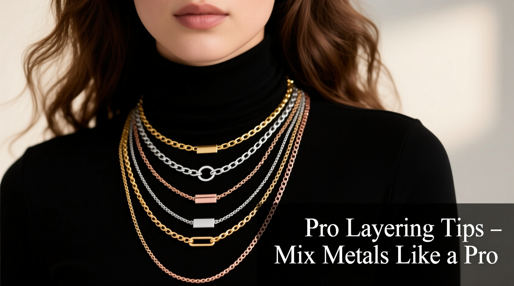 how to layer necklaces without tangling mix metals like a pro