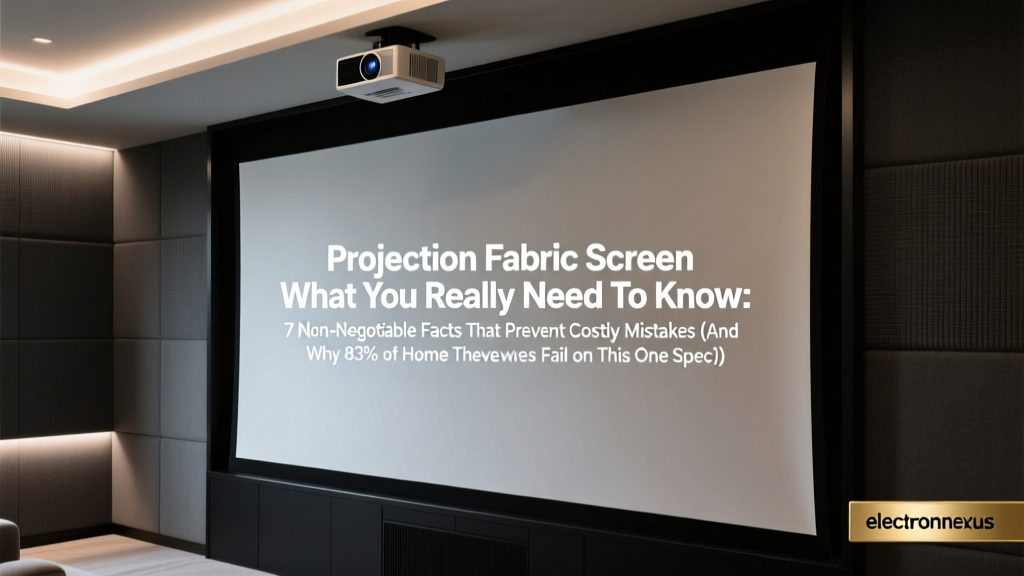 Projection Fabric Screen What You Really Need To Know: 7 Non-Negotiable Facts That Prevent Costly Mistakes (And Why 83% of Home Theaters Fail on This One Spec)