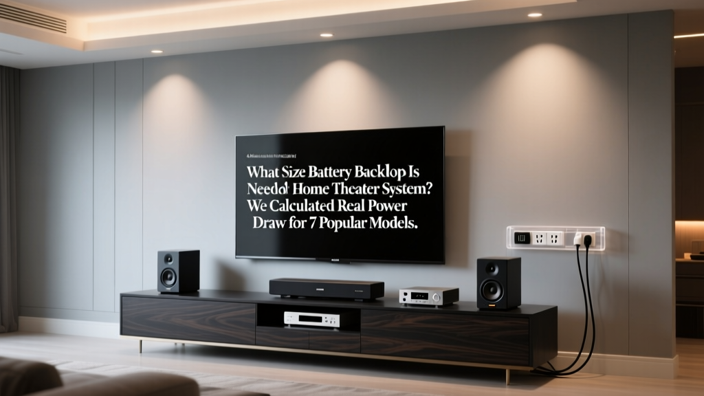 Home Theater UPS Size Guide: Real Wattage & Runtime
