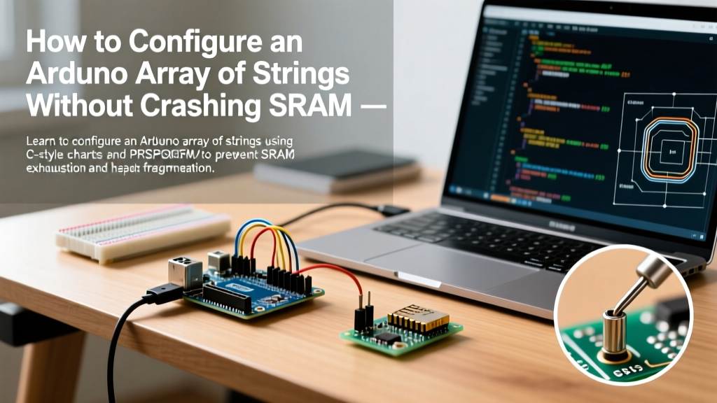 How to Configure an Arduino Array of Strings Without Crashing SRAM