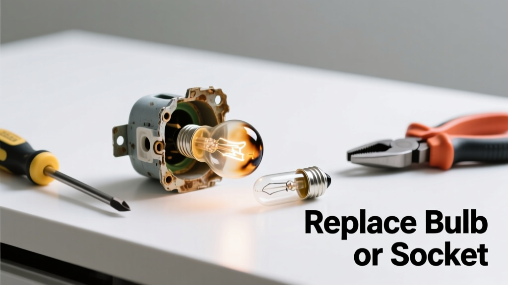 Oven Light Not Working? Replace the Bulb or Socket
