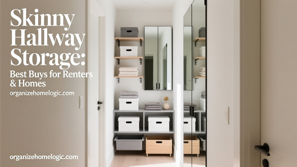 Skinny Hallway Storage: Best Buys for Renters & Homes