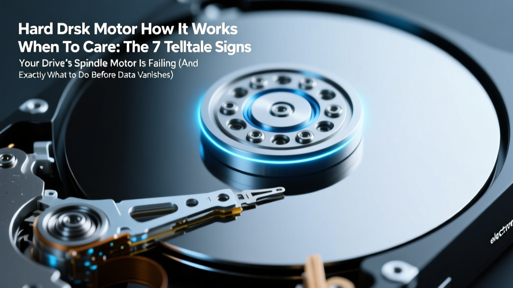 Hard Disk Motor How It Works When To Care: The 7 Telltale Signs Your Drive’s Spindle Motor Is Failing (And Exactly What to Do Before Data Vanishes)