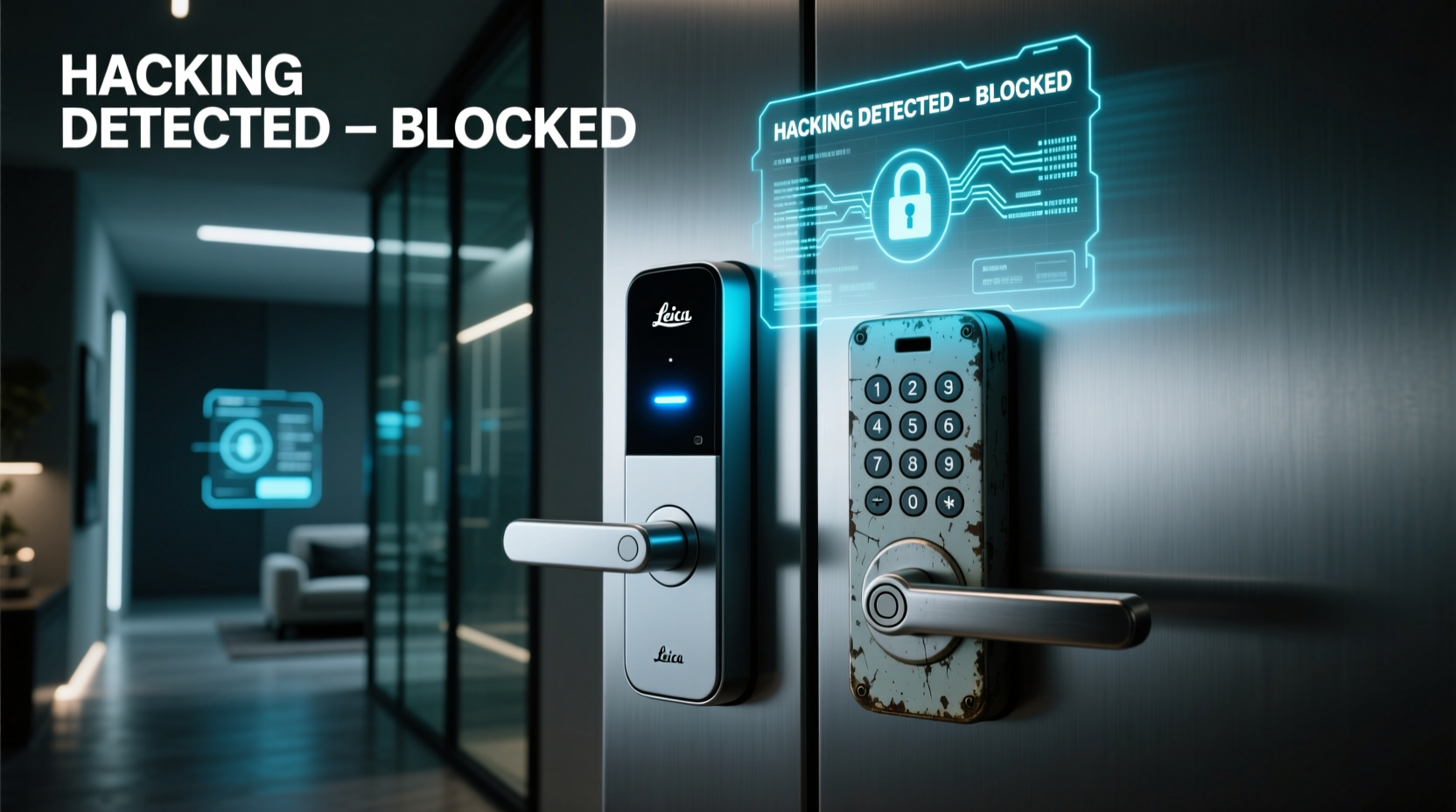 smart lock vs keypad lock is a smart lock safe from hacking