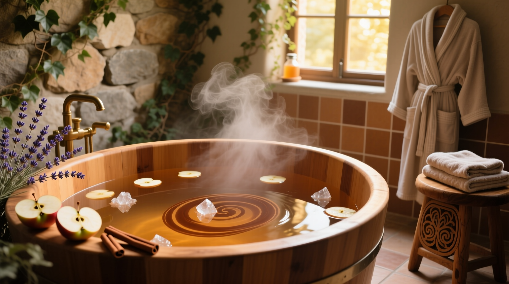 apple cider vinegar bath