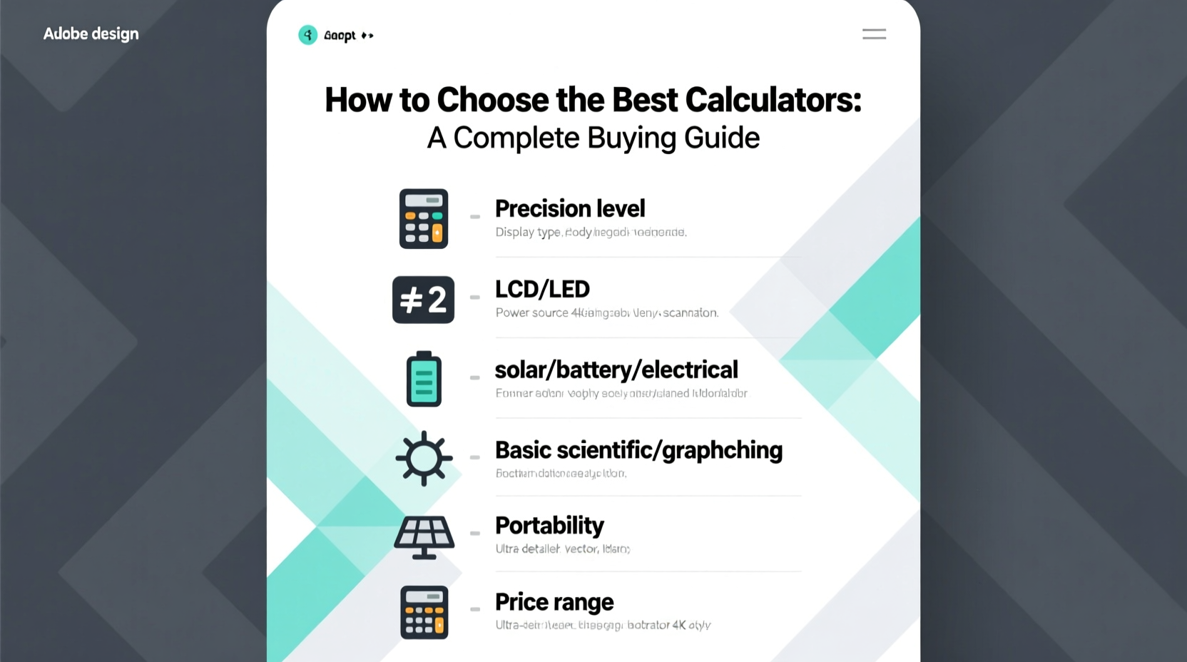 How to Choose the Best Calculators: A Complete Buying Guide