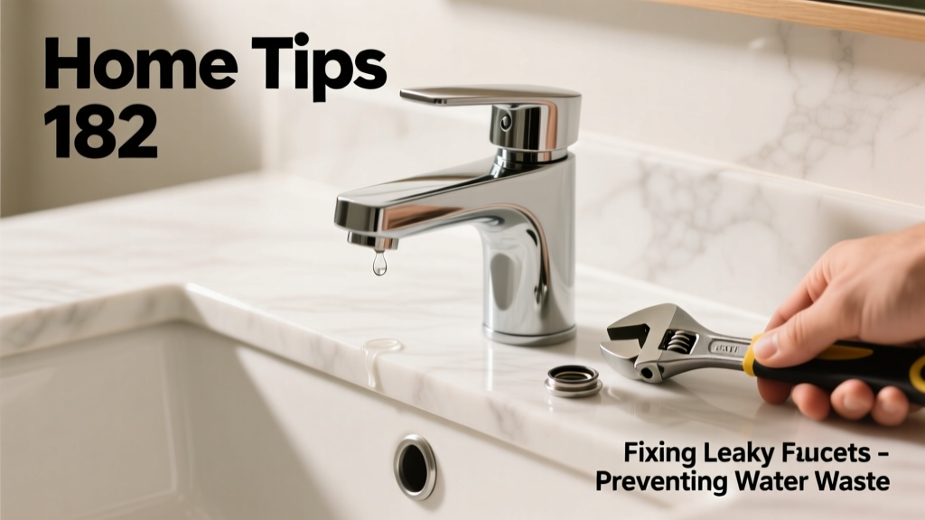 Home Tips 182: Fixing Leaky Faucets & Preventing Water Waste
