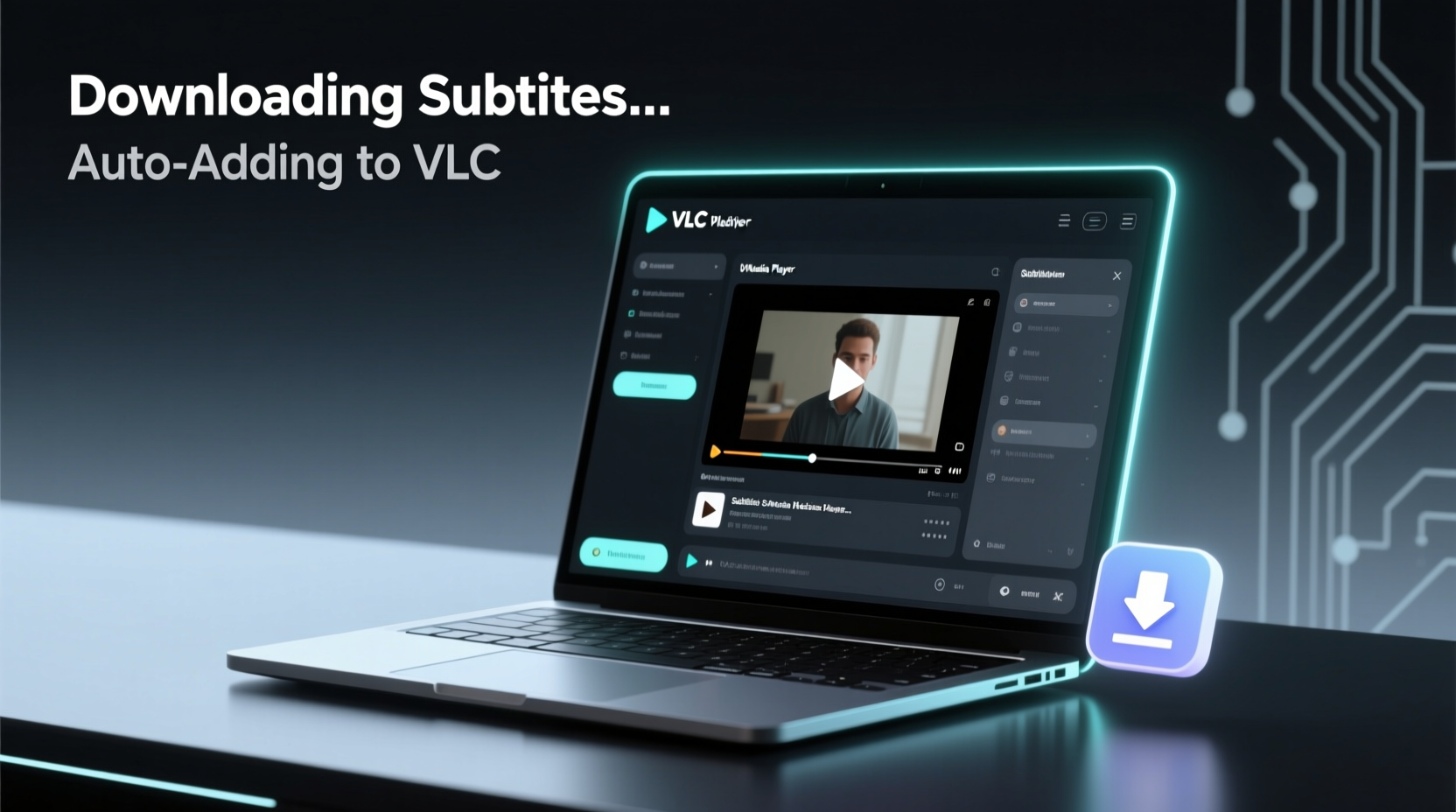 vlsub downloads subtitles to vlc automatically
