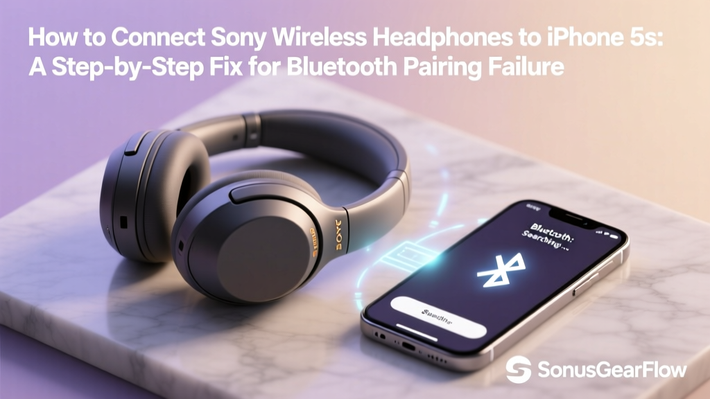 Sony Wireless Headphones to iPhone 5s (2026)