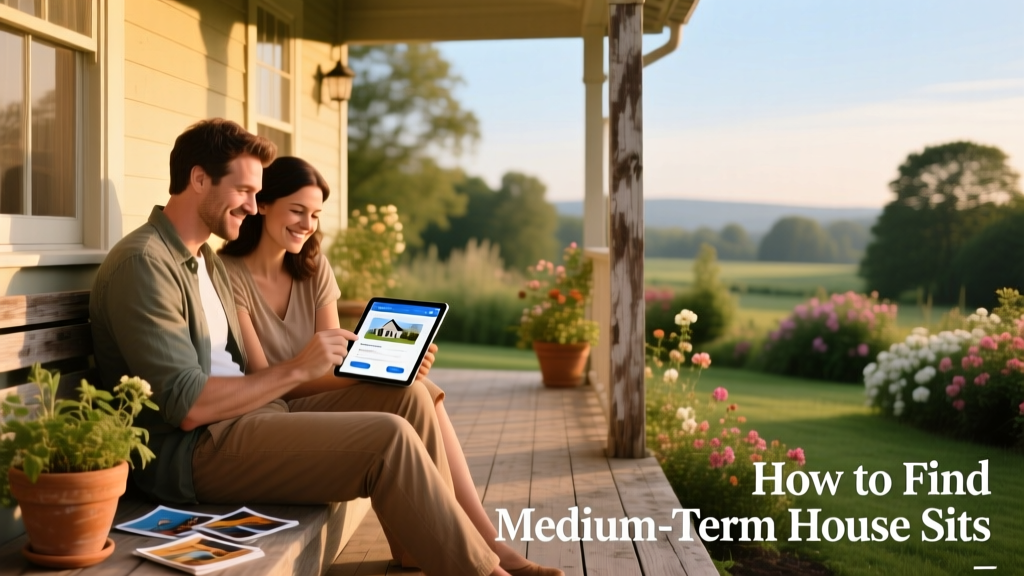 How to find medium-long term house sits