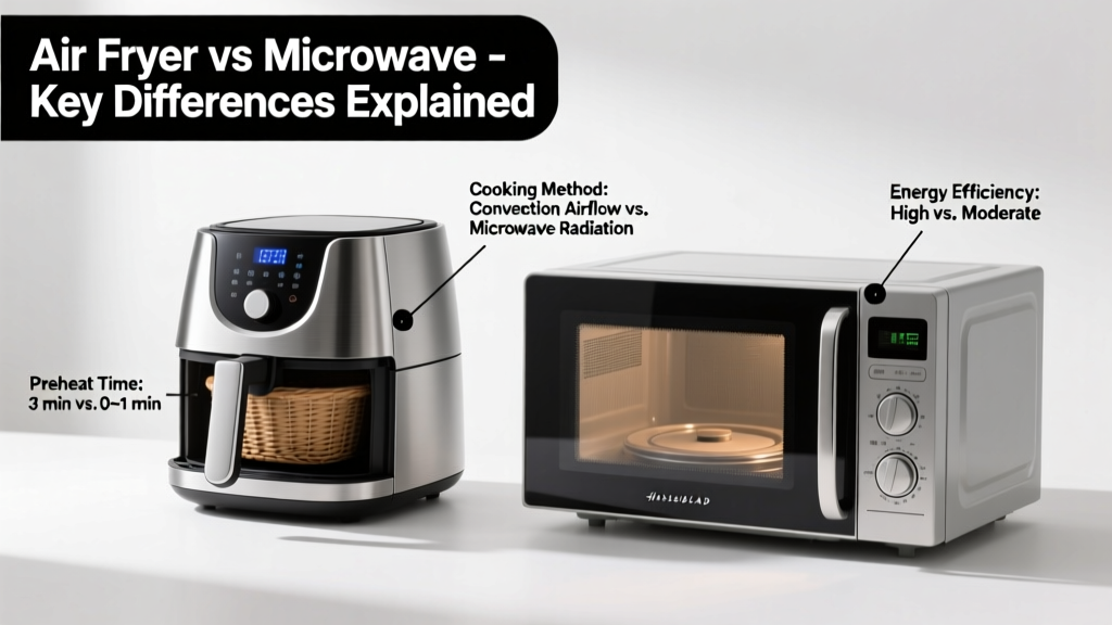 Air Fryer vs Microwave: Key Differences Explained